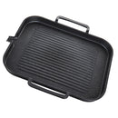Grill Pan Non-stick Cooking Aluminum Alloy Steak Frying Pan Camping BBQ