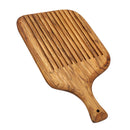 Irregular Wooden Bread Board Cookie Baking Pastry Tray Slotted Pizza Plate