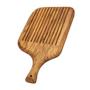 Irregular Wooden Bread Board Cookie Baking Pastry Tray Slotted Pizza Plate