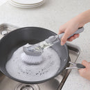New Long Handle Plastic Brush Pan Pot Cleaning Brush Scraper Scourer Tool