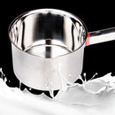 Kitchen Stainless Steel Single Handle Milk Pan Saucepan Cooking Pot 16cm
