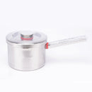 Kitchen Stainless Steel Single Handle Milk Pan Saucepan Cooking Pot 16cm