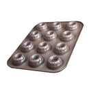 Fluted Cake Pan Mini Bundt Cake Pan Brownie Pan 12 Cavity Pastry Dessert Baking Pan, Kitchen Bakeware