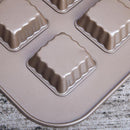Mini Cake Pan Carbon Steel Chocolate Molds Candy Fondant Chocolate Cake Molds Cake Decoration Non Stick Baking Tools