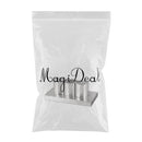 Stainless Steel Seasoning Boxes with Toothpick Holders Set Table Spice Jar Barbecue Pepper Shaker Can Table Condiment Dispenser set