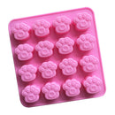 Silicone Sugarcraft Fondant Cake Mold DIY Baking Cake Decor Cat Claw 16 hole