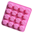 Silicone Sugarcraft Fondant Cake Mold DIY Baking Cake Decor Cat Claw 16 hole