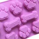 Silicone Mold Cake Decor Fondant Chocolate Mould Bakeware -Cat Claw Bone