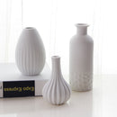 Simple Drop Shaped Ceramic Flower Pot/Plant Pots/Planter/Container for Home Garden Office Desktop Decoration (Plants Not Included)