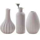 Simple Drop Shaped Ceramic Flower Pot/Plant Pots/Planter/Container for Home Garden Office Desktop Decoration (Plants Not Included)
