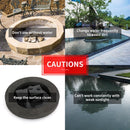 Upgrade Solar Power Fountain Water Pump Garden Pool Birdbath Yard Decor 190L/H