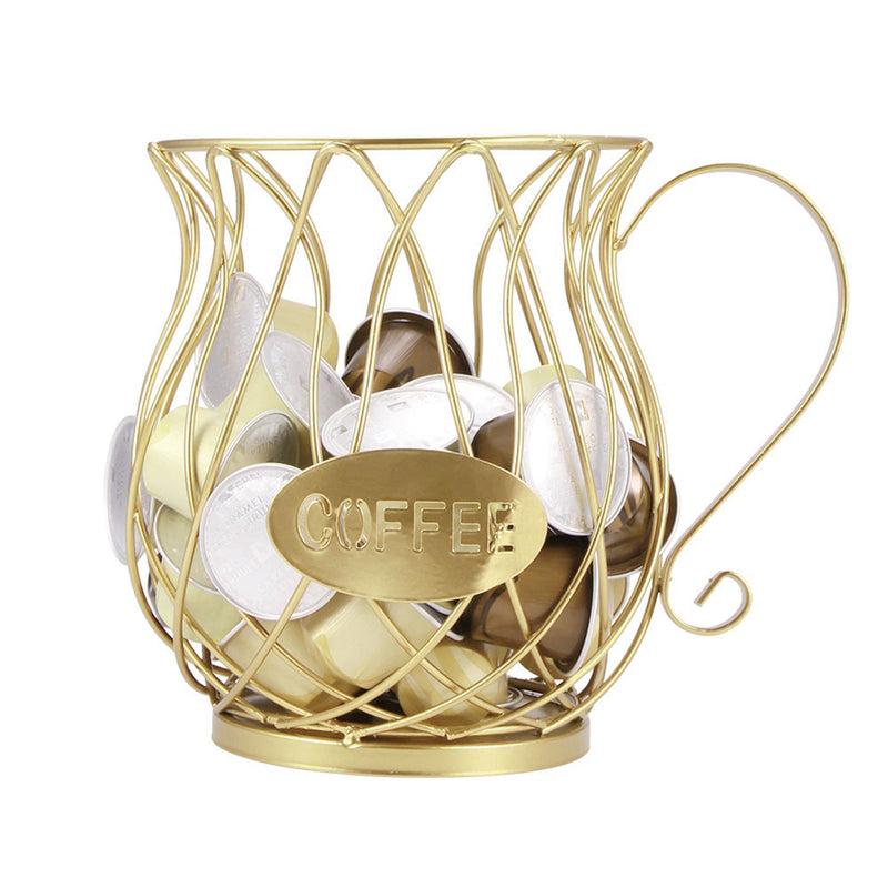 2pcs Coffee Pod Holder Organizer Mug with Base K Cup Keeper Espresso Pod Coffee