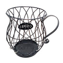 2pcs Coffee Pod Holder Organizer Mug with Base K Cup Keeper Espresso Pod Coffee