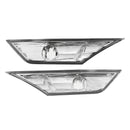 2Pcs Front Left Right Car Clear Lens Bumper Side Marker Lights Plate Lamp for Honda Civil 10TH 16-18