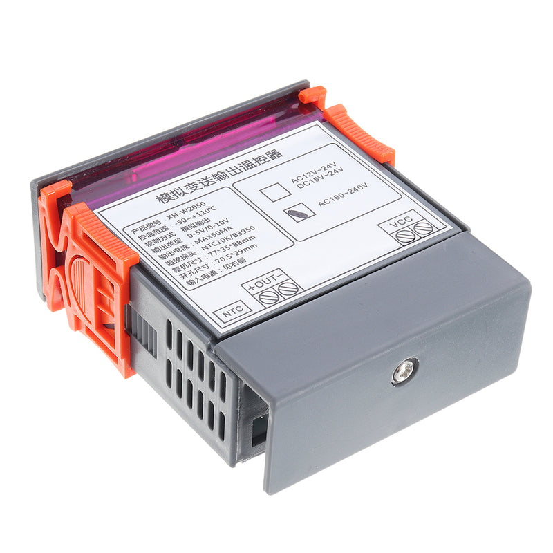 XH-W2050 Transmitter Output Thermostat Super Intelligent Temperature Control Output 0-5V or 0-10V Analog Output