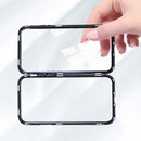 Bakeey Flip 360 Magnetic Adsorption Metal Tempered Glass Protective Case for Huawei Honor 8X