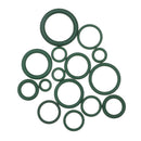 Suleve MXRW5 225Pcs R22/R134a Green Air Conditioning Rubber O-Ring Tap Washer Gasket Set Seal Metric Assortment Plumbing Kit Waterproof