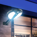 Solar Powered 70 LED PIR Motion Sensor Waterproof Street Security Light Remote Control Wall Lamp for Outdoor Garden 3 Modes