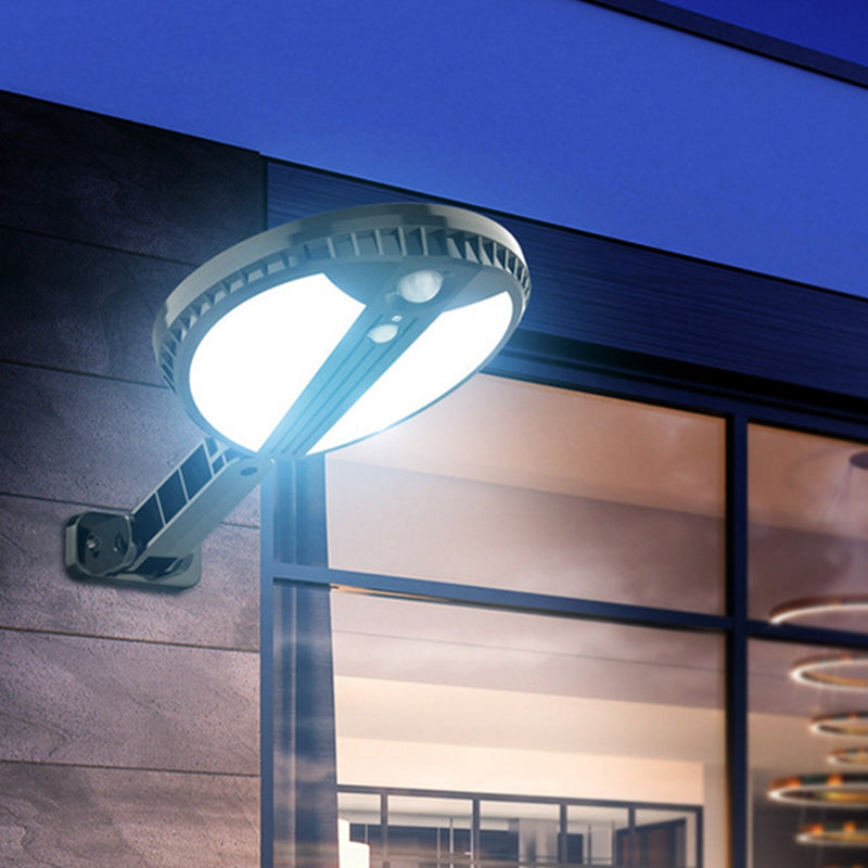 Solar Powered 70 LED PIR Motion Sensor Waterproof Street Security Light Remote Control Wall Lamp for Outdoor Garden 3 Modes