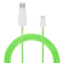 Bakeey 2.4A Flowing Light Type C Fast Charging Data Cable 1M For Smart Phone Tablet