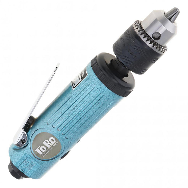 TORO TR-5200 22000RPM Pneumatic Drill High Speed Straight Drill Machine Drilling Grinding with 1.5-10mm Chuck