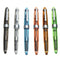 6 Pcs 992 Transparent Fine Nib Fountain Pens Office Supplies Stationery