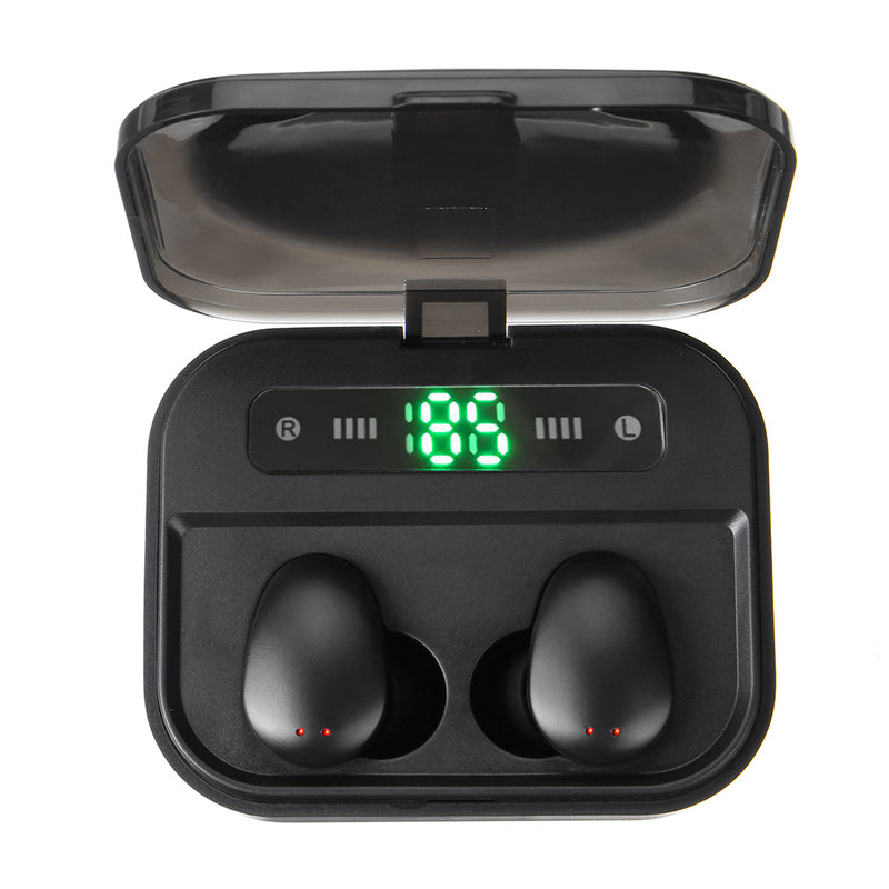 bluetooth 5.0 Digital Display Earbuds TWS Wireless Stereo Earphone HiFi Touch Headset With 3600mAh Charging Box