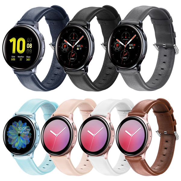 Bakeey 22mm Width Universal Leather Watch Band Strap Replacement for Samsung Galaxy Watch 46mm / Amazfit GTS