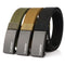 TUSHI 120cm Tactical Belt Military Security Elastic Waist Belt Automatic Buckle Casual Nylon Waistband