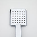 Modern Handheld Shower Head Single Function ABS Plastic Square Hand Sprayer Head Replacement