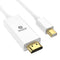 Biaze Mini DP to HD Adapter Mini DP Cable HD Converter for MacBook Air 13 Surface Pro 4 Thunderbolt 2k HD Cable