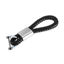 PU Leather Rope Key Chain Ring Metal Car Keyrings Keychain Decoration Gift