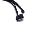 43cm SATA 1 to 3 4Pin CPU Cooling Fan PWM Temperature Control Power Cable Power Adapter Extension Lead Wire