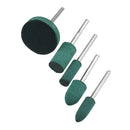 HILDA 5pcs 3mm Rubber Point Mounted Grinding Head for Polishing Metal Iron Grinder Rotary Tools