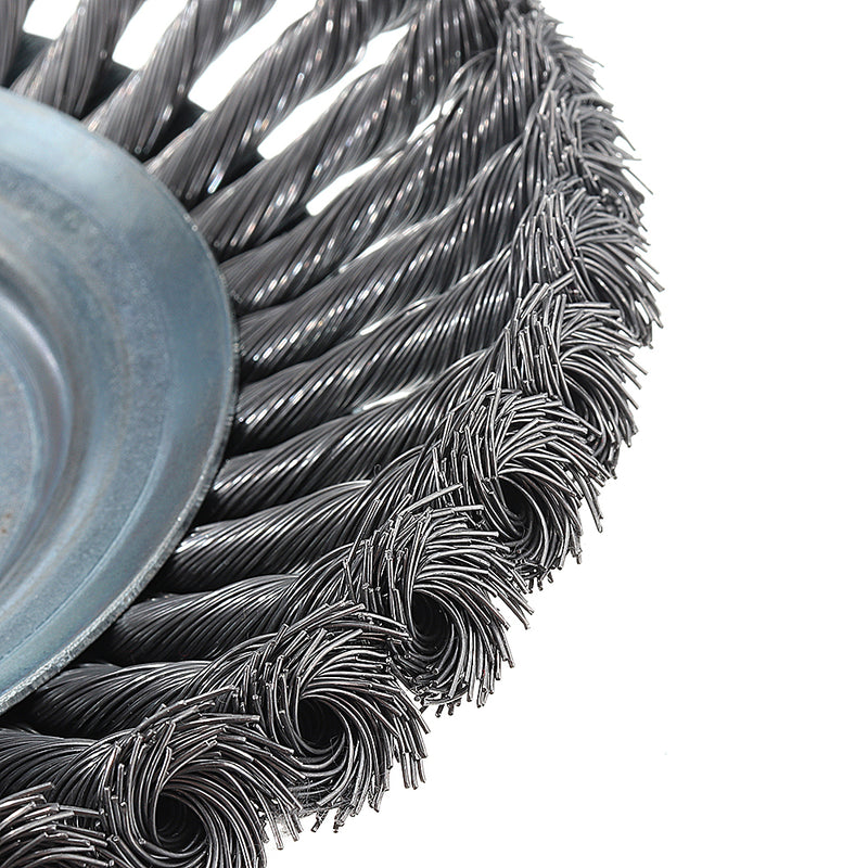 8 Inch Weed Brush Steel Wire Wheel Grout For Brushes Cutter Replacement Weed Eater Trimmer Head