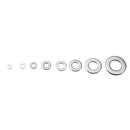 1500pcs M2 M2.5 M3 M4 M5 M6 M8 M10 Hardware Stainless Steel Flat Washer Metric Flat Washers Assortment Kit