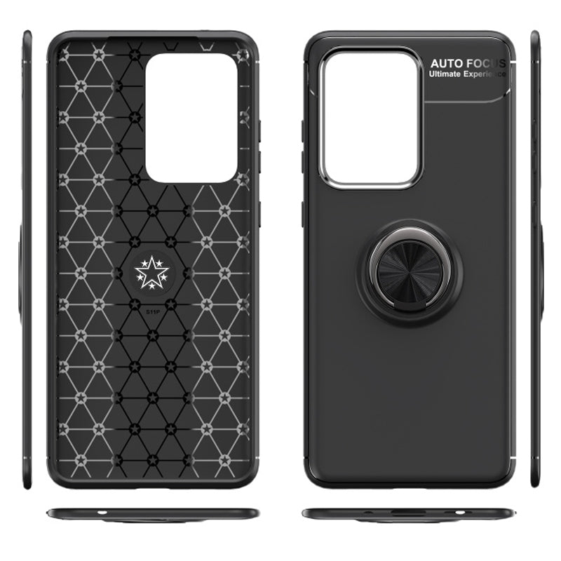 Bakeey 360 Rotating Magnetic Ring Holder Soft TPU Shockproof Protective Case for Samsung Galaxy S20+ / Galaxy S20 Plus