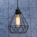 Industrial Vintage Metal Cage Hanging Ceiling Pendant Light Lighting Holder Shade