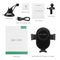 BlitzWolf BW-CW1 10W 7.5W 5W 360Rotation Qi Wireless Charger Car Phone Holder for iPhone 11 Pro XR X for Samsung S9 S10 for Xiaomi Huawei