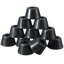 12pcs 25x20x15mm Black Rubber  Protector for Chair Leg Table Crutch Feet Stools Furniture Feet
