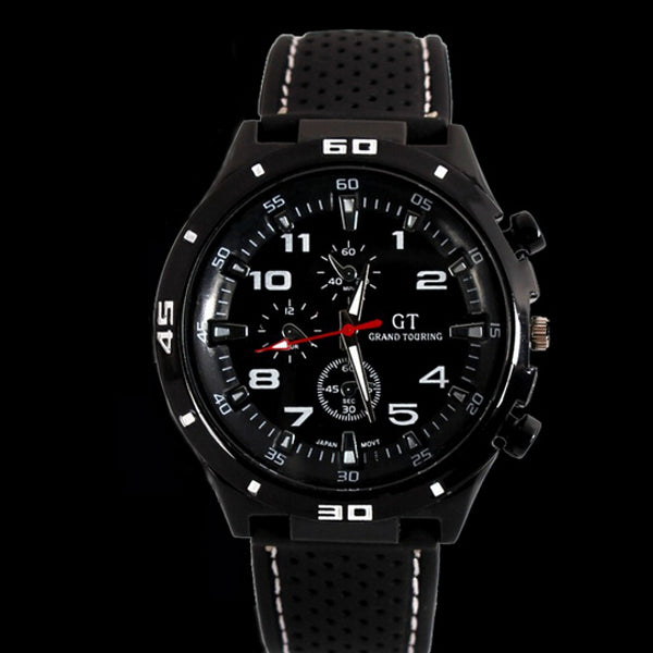 GT 54 GRAND TOURING Silicone Band Quartz Analog Sport Watch