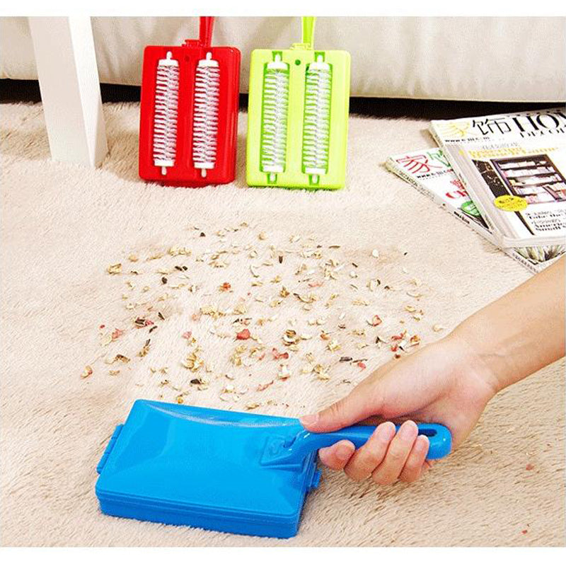 Plastic Hand-held Carpet Debris Cleaning Brushes Sofa Carpet Pet Hair Brush Multi-functional Dust Cleaning Tool