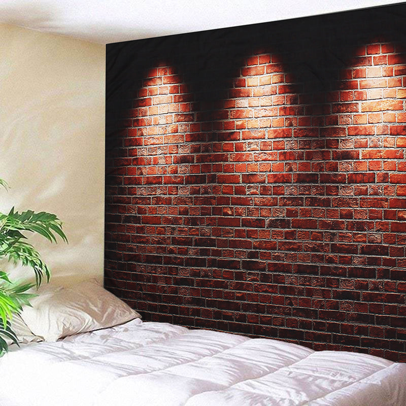 3D Decorations Art Brick Stone Pattern Psychedlic Tapestry Room Bedspread Wall Hanging Tapestry