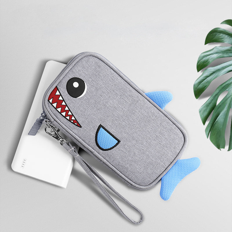 BUBM Portable 20000mAh Cartoon Power Bank Bag Charger USB Cable Storage Pouch Digital Storage Bag