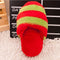 Cute Plush Slipper Shape Squeaky Toy Puppy Chew Play Toy Sound Pet Supplies for Dogs Pet Toys