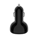 Quelima C02 Black Car Charger Digital Display QC3.0 Fast Charge Type-c