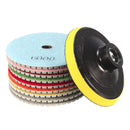 10pcs 4 Inch 50 to 6000 Grit Diamond Polishing Pads for Granite Marble Polish