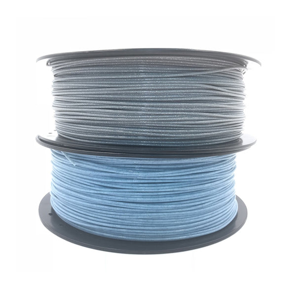 CCTREE 1.75mm 1KG Glitter Silver/Blue PLA Filament for 3D Printer
