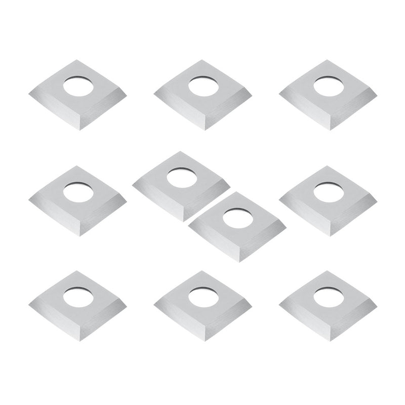 10pc Square Carbide Insert 4-Edge 15x15x5mm For Lathe Wood Turning Blades Tool W/Box