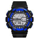 HONHX S716 Fashion Colorful Night Light Men Alarm Clock Week Display Sport Digital Watch